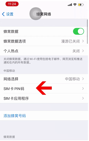 寮步镇苹果14维修网分享如何给iPhone14的SIM卡设置密码 