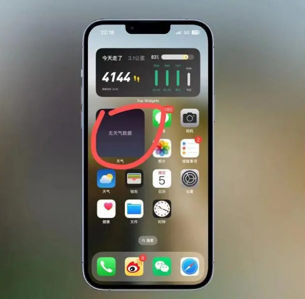 寮步镇苹果手机维修分享:iOS16主屏幕天气小组件无法正常工作怎么办？ 